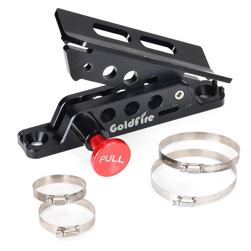 Goldfire Quick Release Fire Extinguisher Mount Bracket Holder Aluminum Roll Bar Mount Bottle Holder Adjustable for Jeep Wrangler TJ JK JL JKU UTV Polaris RZR Ranger (Black) - Image 4